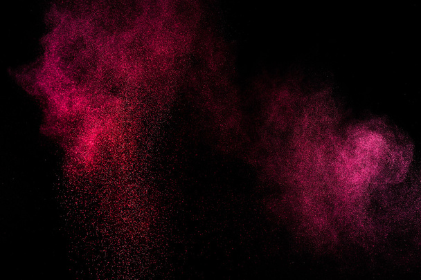 Abstract red and pink paint Holi. - Valokuva, kuva