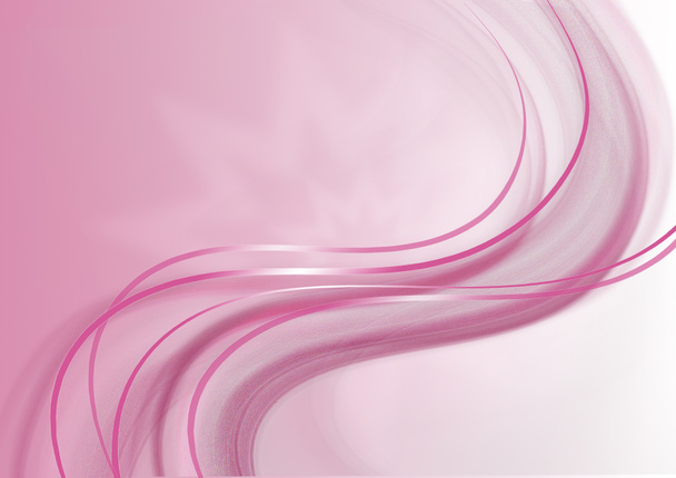 abstrakter Hintergrund mit wellenförmigen Tupfen rosa Farbtöne bedeckt brillant rosa Linien - Foto, Bild
