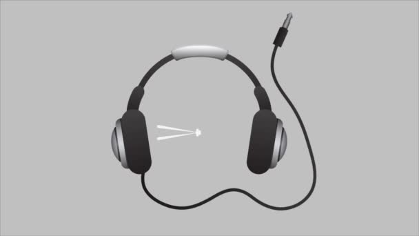 Kulaklık simgesi, Video animasyon - Video, Çekim