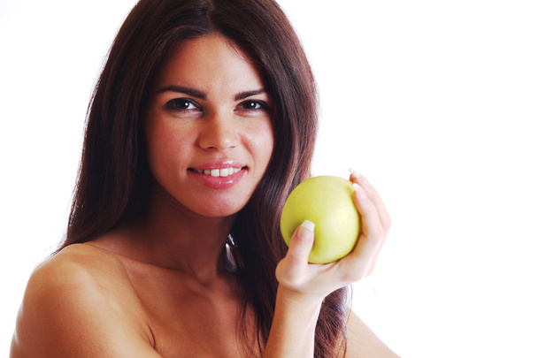 Eat apple - Foto, Imagen