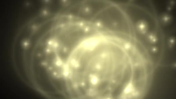 Material gráfico fractal de luz brillante - Metraje, vídeo