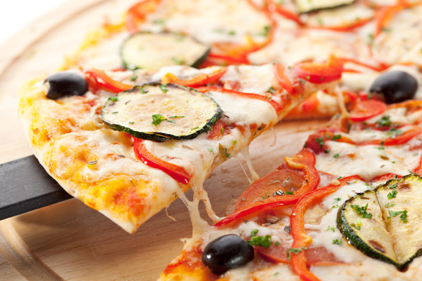 Vegetarian Pizza - Zdjęcie, obraz