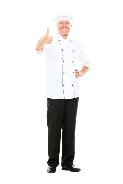 Chef showing thumbs up - Photo, Image