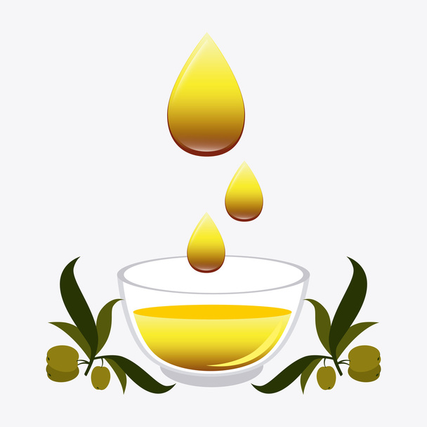 Olive oil design. - Vector, Image