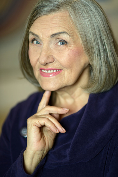 Portrait of senior woman - Φωτογραφία, εικόνα