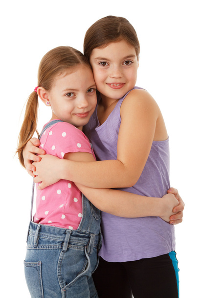 Sisters hug - Фото, зображення