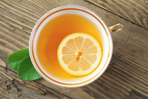 tea with mint and lemon - Photo, Image