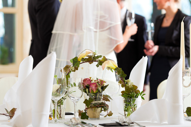 Stůl na svatební hostině - Fotografie, Obrázek