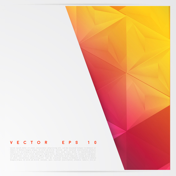 Vector background abstract polygon triangles. - Vector, Image