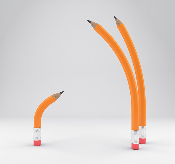 Simple pencils - Φωτογραφία, εικόνα