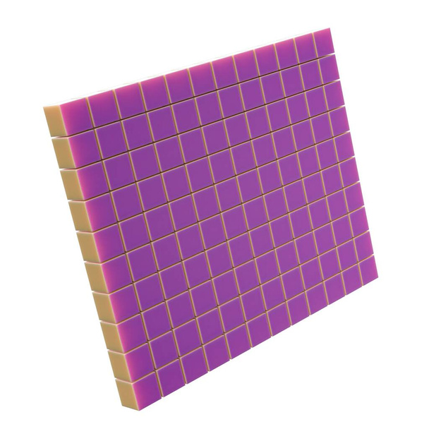 Elszigetelt kockák gyűjteménye rózsaszín elegáns modern 3D Renderelés kép absztrakt hátternagyfelbontású 3D renderelés kép - Fotó, kép