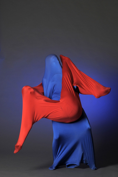 Two abstract dancing figures - Zdjęcie, obraz