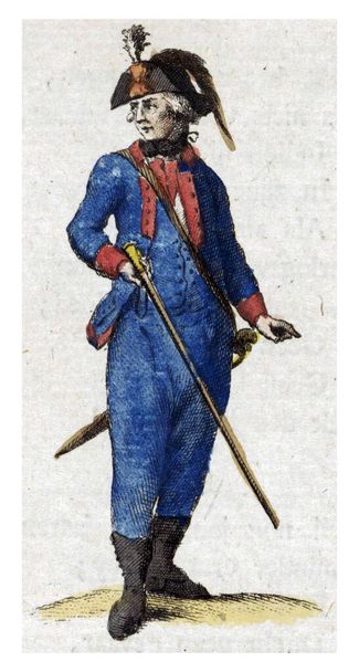 1794年 リード・ヴァン・デ・ジンデン・ランサット,1794年 匿名,1794年 リーフ,8つのスタンザでこの地について歌った. すべての4つの側面に印刷された二重折り畳まれたシート. - 写真・画像