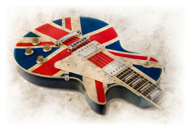 το βρετανικό Vintage κιθάρα - Φωτογραφία, εικόνα