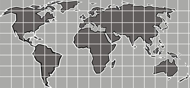Mapa świata - Wektor, obraz