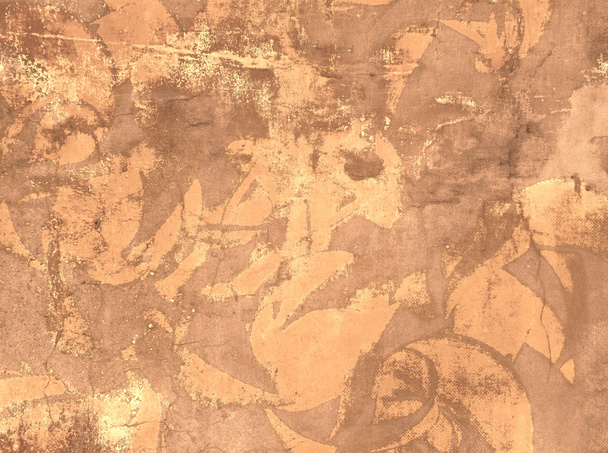 Jahrgang Blume Hintergrund Sepia - Foto, Bild