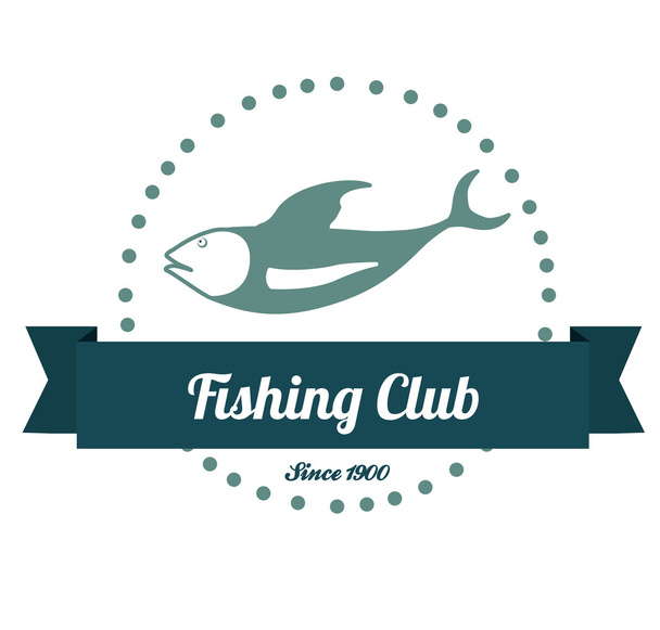 Conception club de pêche
 - Vecteur, image