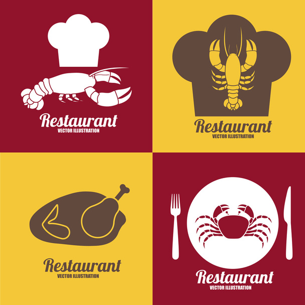 レストランのデザイン - ベクター画像