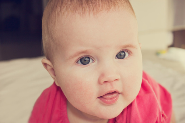  cheerful little baby girl  - Foto, Bild