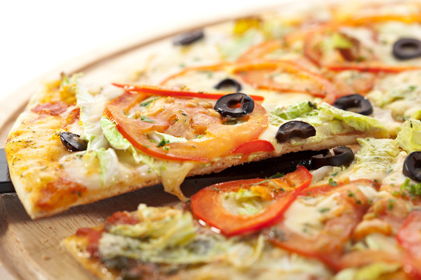 Vegetarian Pizza - Foto, Bild