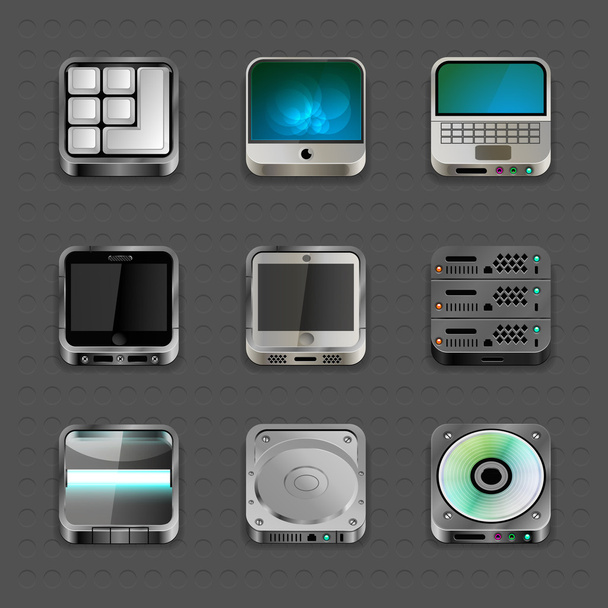 App Icons - Vektor, kép