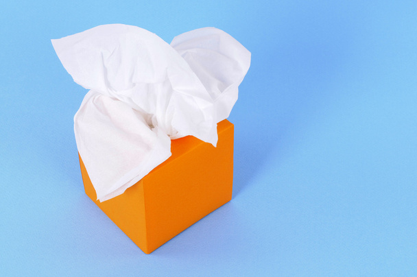 Orange tissue box - Foto, Imagem