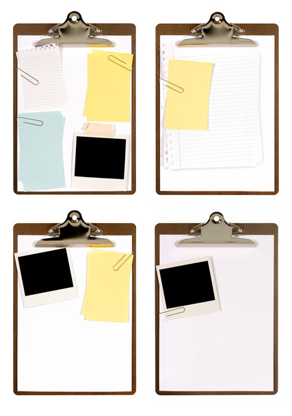Selection of clipboards with attachments - Photo, Image