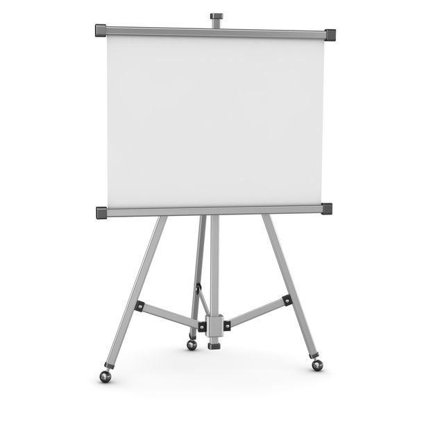 3d empty whiteboard - Photo, Image