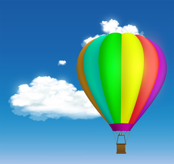Hot air balloon - Wektor, obraz