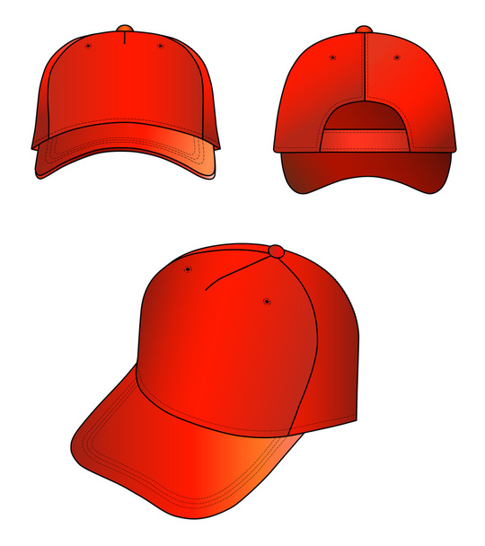 Red cap - Вектор, зображення