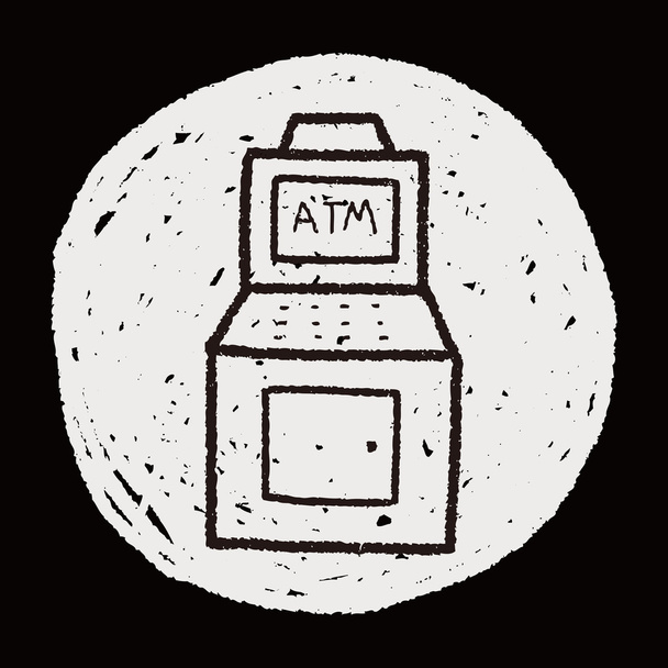 doodle ATM - Vector, Image