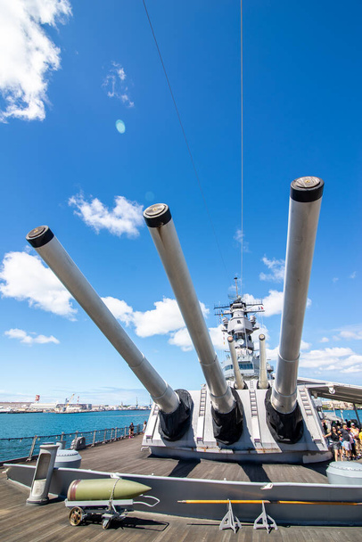 Pearl Harbor bitevní lodě scény v Oahu Hawaii - Fotografie, Obrázek