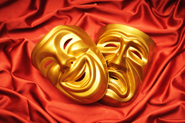 Masken mit dem Theaterkonzept - Foto, Bild