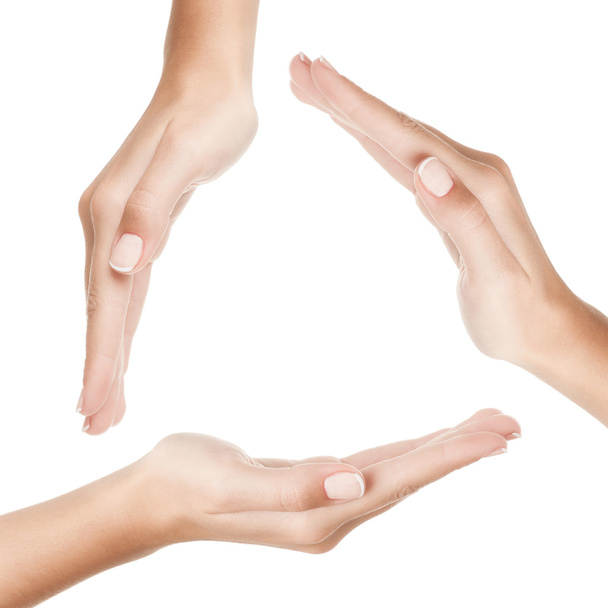 Hands in circle - Foto, imagen
