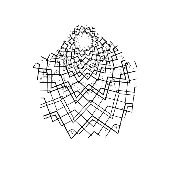 αφηρημένο γεωμετρικό σχήμα με μοτίβο - Διάνυσμα, εικόνα