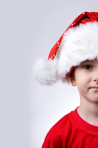 Child with Santa Hat - Foto, Imagen