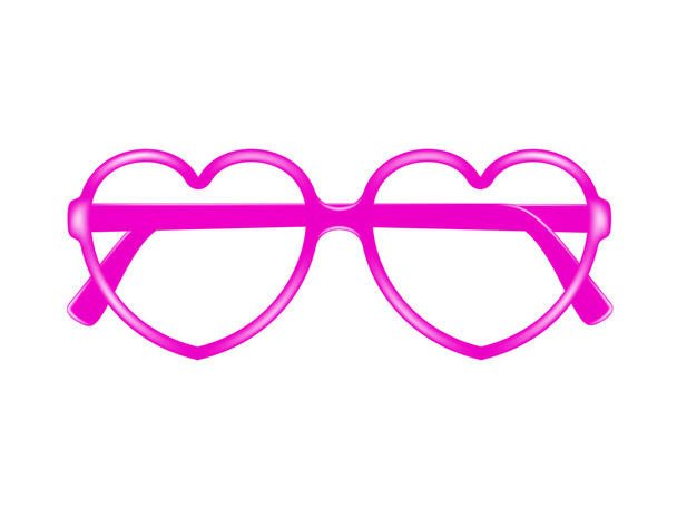 Sun glasses frame in shape of heart - Vector, Image