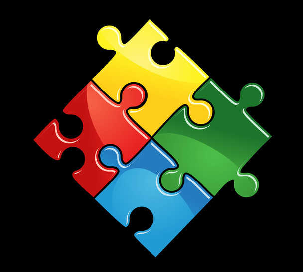 Puzzle jeu
 - Vecteur, image