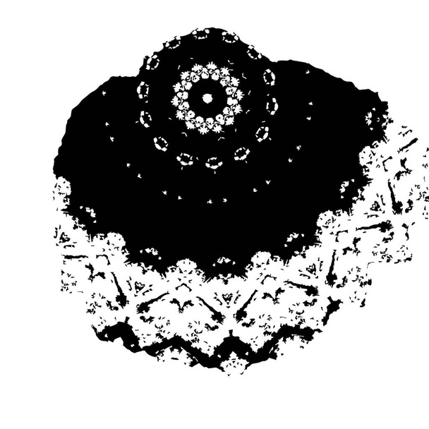 siyah ve beyaz grunge arkaplanı - Vektör, Görsel
