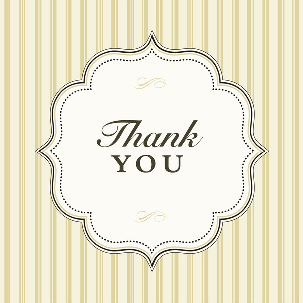 Vector Thank You Frame and Pattern - Vector, imagen