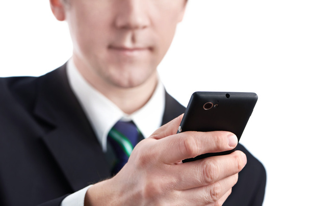 Businessman using smart phone - Photo, Image