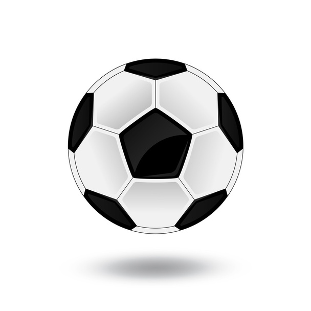 Abbildung eines Fußballs  - Vektor, Bild