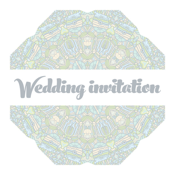 Beautiful abstract wedding invitation - Vektori, kuva