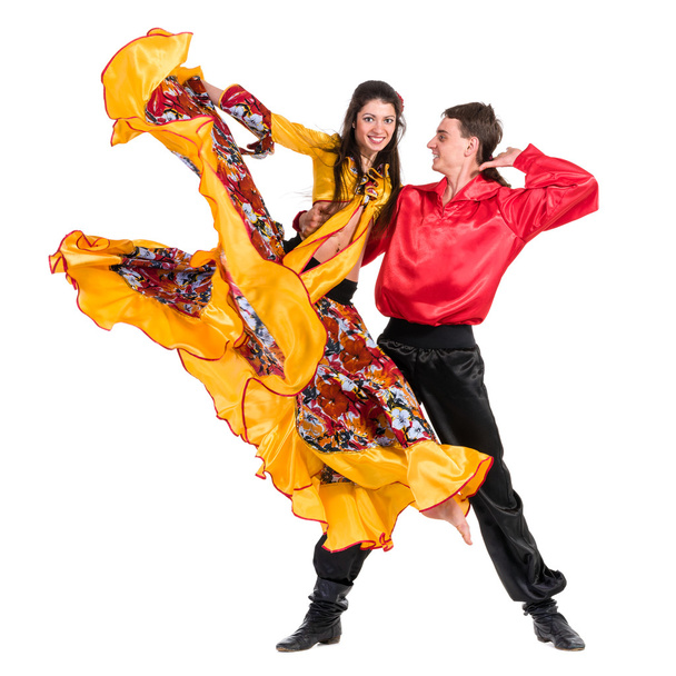 Gypsy flamenco dancer couple - Fotó, kép