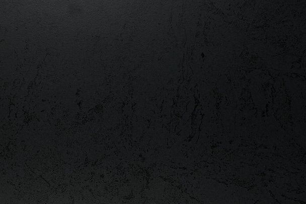 black wall background. black concrete texture - Photo, Image