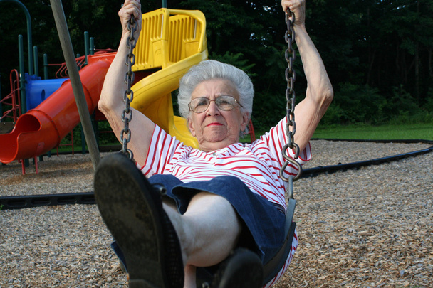 Swinging Grandmother 12 - Photo, Image