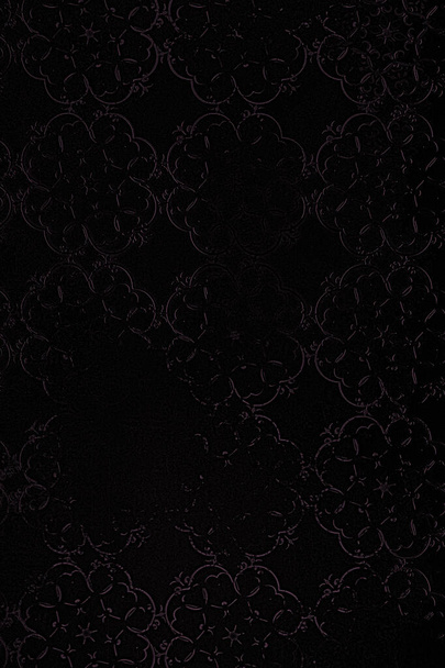 fondo abstracto. textura decorativa monocromática, patrón con patrón blanco. - Foto, imagen