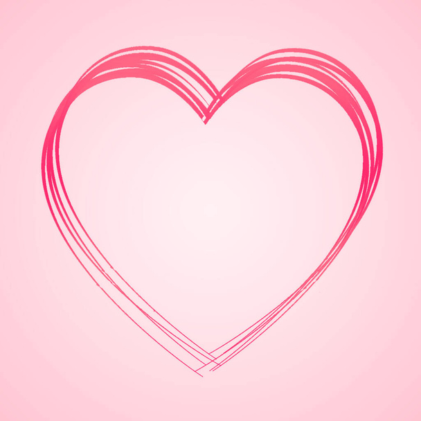 szív ikon elem szerelem rózsaszín - Fotó, kép