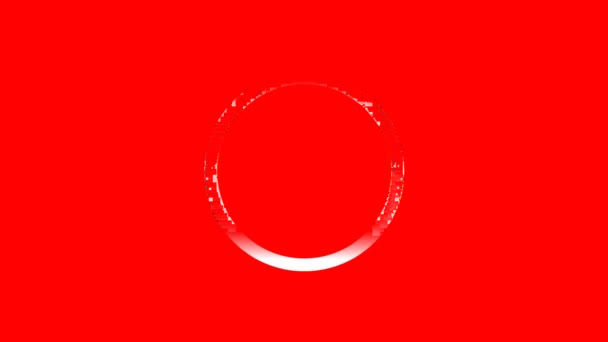 Cross Mark symboli Kuvaelementti animaatio punainen - Materiaali, video