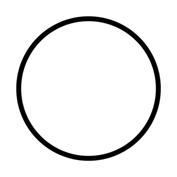 Zwarte cirkel beweging element - Video